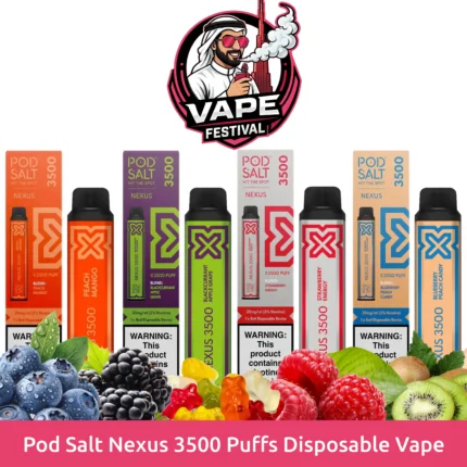 Buy Pod Salt Nexus 3500 Puffs Disposable Vape
