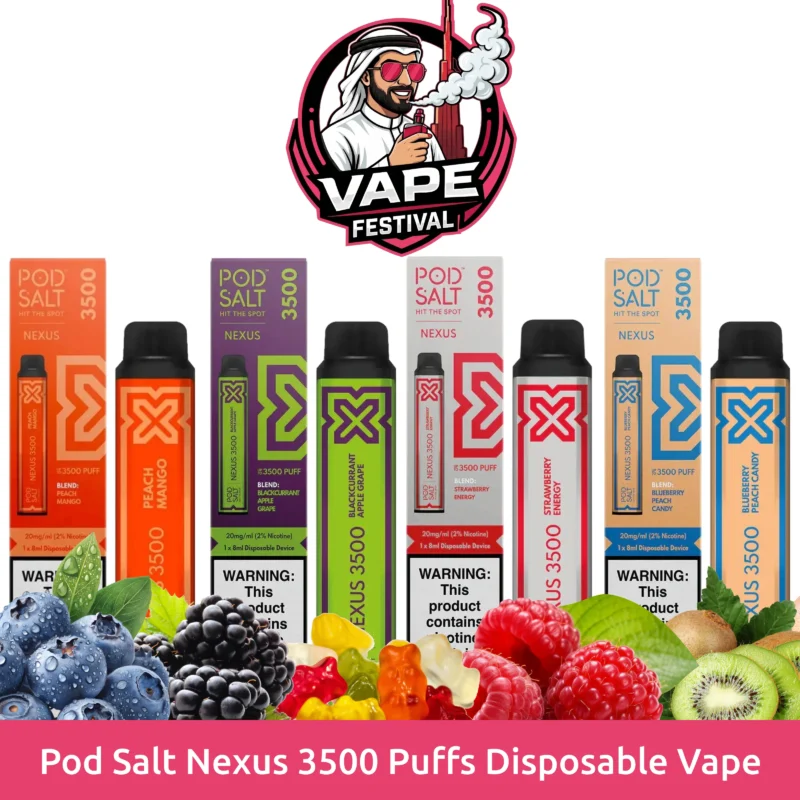 Buy Pod Salt Nexus 3500 Puffs Disposable Vape